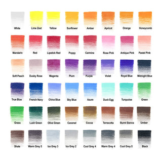Winsor & Newton Studio Collection Colour Pencils 48 Set