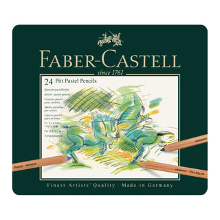 Faber-Castell Pitt Pastel Pencil 24 Tin