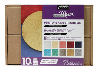 Pebeo Fantasy Moon Collection Set 10 x 45ml & Accessories