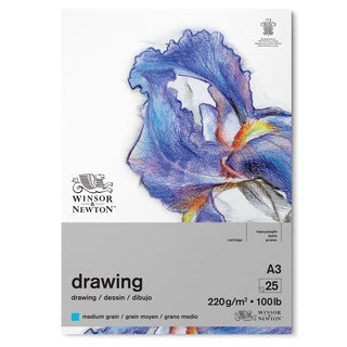 Winsor & Newton Gummed Medium Grain 220gsm Drawing Pads