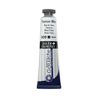 Daler Rowney Aquafine Gouache 15ml - 009 Titanium White