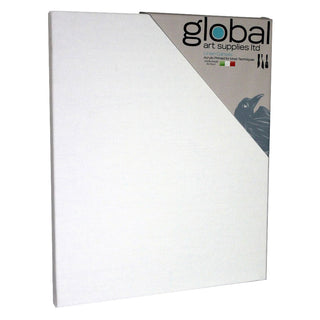 Global Art Supplies Primed Linen Canvases (Packs of 4)