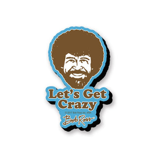 Bob Ross 'Let's Get Crazy' Chunky Magnet