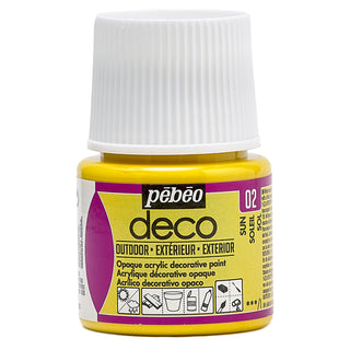 Pebeo Deco Outdoor Paint 45ml - 02 Sun