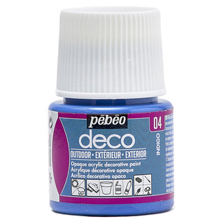 Pebeo Deco Outdoor Paint 45ml - 04 Indigo