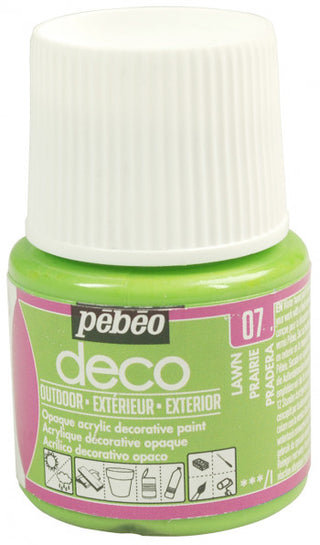 Pebeo Deco Outdoor Paint 45ml - 07 Lawn
