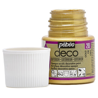 Pebeo Deco Outdoor Paint 45ml - 20 Gold