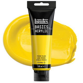 Liquitex Basics Acrylic Colour 118ml - 410 Primary Yellow