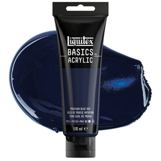Liquitex Basics Acrylic Colour 118ml - 320 Prussian Blue Hue