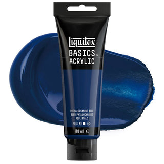Liquitex Basics Acrylic Colour 118ml - 316 Phthalocyanine Blue