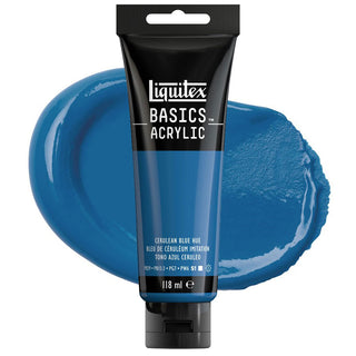 Liquitex Basics Acrylic Colour 118ml - 470 Cerulean Blue Hue
