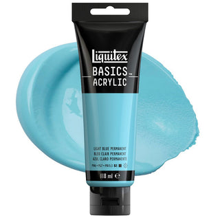 Liquitex Basics Acrylic Colour 118ml - 770 Light Blue Permanent