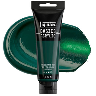 Liquitex Basics Acrylic Colour 118ml - 317 Phthalocyanine Green