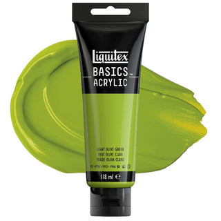 Liquitex Basics Acrylic Colour 118ml - 218 Light Olive Green