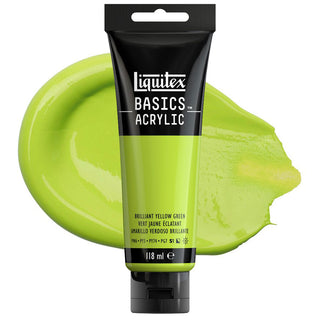 Liquitex Basics Acrylic Colour 118ml - 840 Brilliant Yellow Green