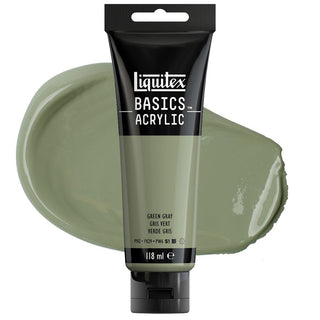 Liquitex Basics Acrylic Colour 118ml - 205 Green Gray