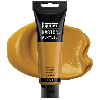 Liquitex Basics Acrylic Colour 118ml - 416 Yellow Oxide