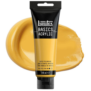 Liquitex Basics Acrylic Colour 118ml - 601 Naples Yellow Hue