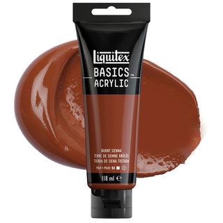 Liquitex Basics Acrylic Colour 118ml - 127 Burnt Sienna