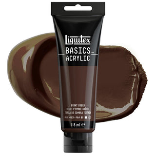 Liquitex Basics Acrylic Colour 118ml - 128 Burnt Umber