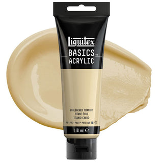 Liquitex Basics Acrylic Colour 118ml - 434 Unbleached Titanium