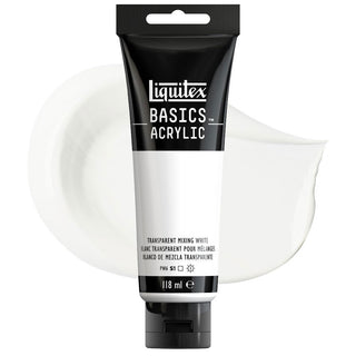 Liquitex Basics Acrylic Colour 118ml - 430 Transparent Mixing White