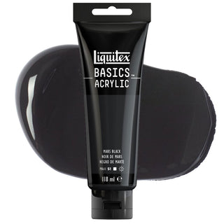 Liquitex Basics Acrylic Colour 118ml - 276 Mars Black
