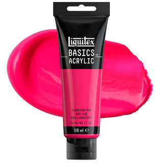 Liquitex Basics Acrylic Colour 118ml - 987 Fluorescent Pink