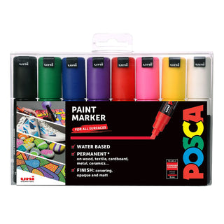 POSCA PC-8K Paint Markers Set 8 Standard Colours