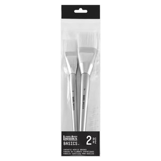 Liquitex Basics Synthetic Large Acrylic Brush Set of 2