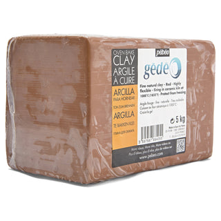 Pebeo Gedeo Kiln Firing Modelling Red Clay 5kg