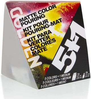 Golden Matte Acrylic Pouring 5+1 Kit