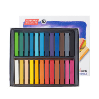 Inscribe Full Length Soft Pastels Set of 24 Colours
