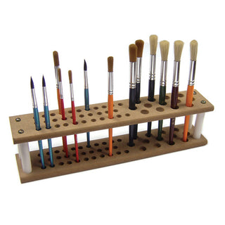 Major Brushes Wooden Brush Stand