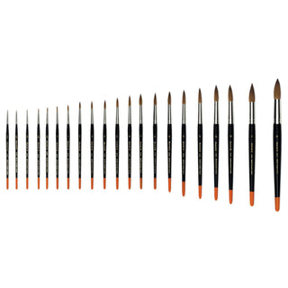 Raphael Red Kolinsky Sable Series 8404 Watercolour Brushes