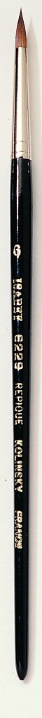 Isabey Series 6229 Kolinsky Sable Miniature Brushes
