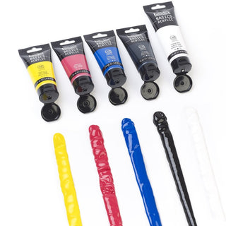 Liquitex Basics Acrylic Colour Set 4 x 75ml + 1 x 118ml
