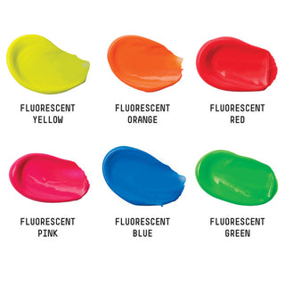 Liquitex Basics Acrylic Fluorescents Set 6 x 22ml