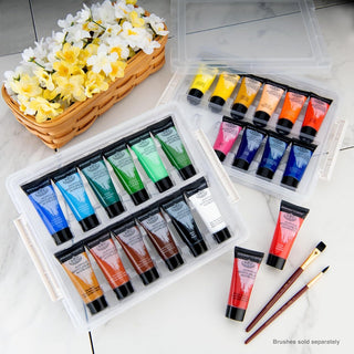 Royal & Langnickel Acrylic Paint Set 24 x 22ml in Reusable Case