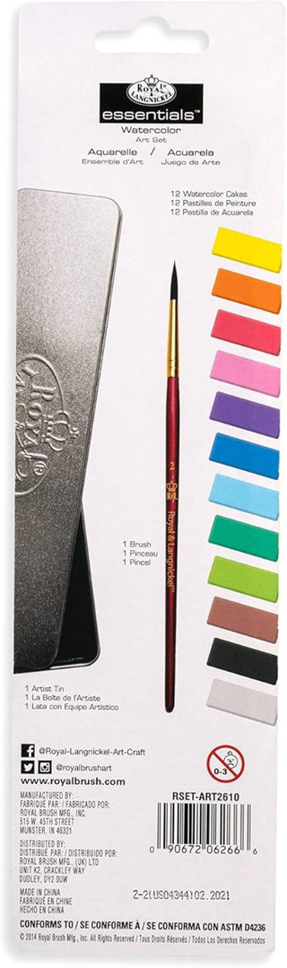 Royal & Langnickel Watercolour Paint Mini Tin Set