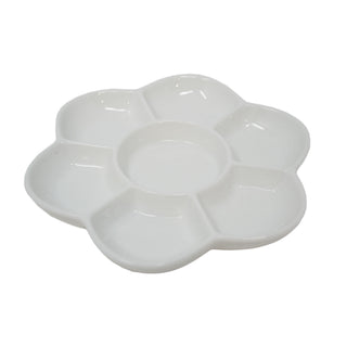Studio 22 Porcelain Daisy Palette with 7 Wells, 15cm
