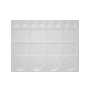 Studio 22 Large Plastic Rectangular Palette with 20 Wells