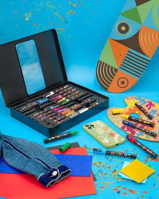 POSCA Paint Markers Pop Colours Collection Tin Set 20pc