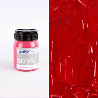 Seawhite of Brighton Acrylic Paint 500ml - Primary Red Magenta