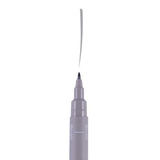 Uni-Ball Pin Fine Line Pen, Light Grey, Brush