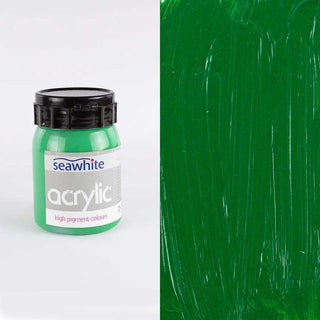 Seawhite of Brighton Acrylic Paint 500ml - Cadmium Green