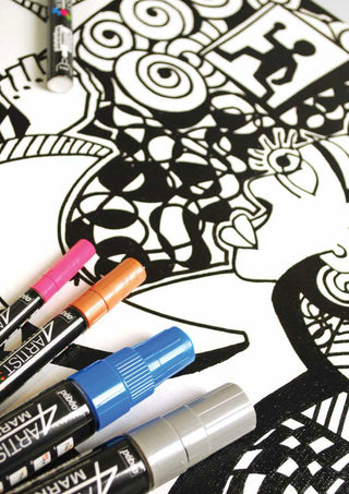 Pebeo 4Artist Oil Based Marker Pen 4mm Round Nib