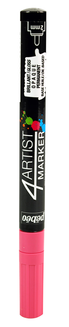 Pebeo 4Artist Oil Based Marker Pen 2mm Round Nib - Pink