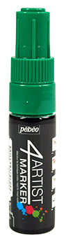 Pebeo 4Artist Oil Based Marker Pen 8mm Chisel Nib - Dark Green