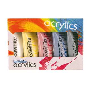 Seawhite of Brighton Acrylic Paint Set of 5 x 75ml
